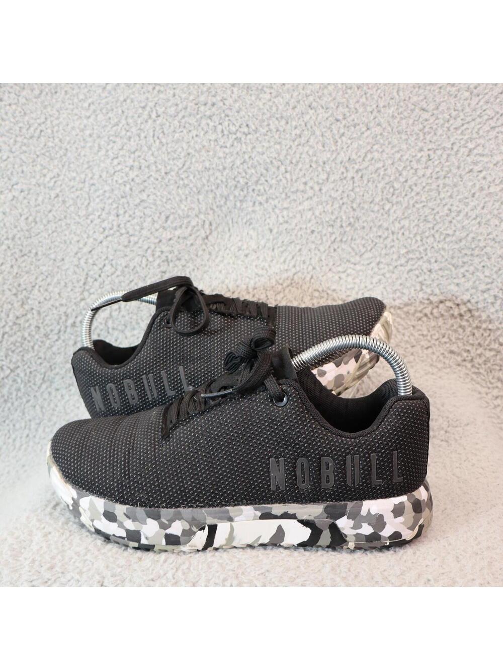 NoBull Men 7.5 / W 9 Outwork Edge Black Snow Camo Shoes GUC